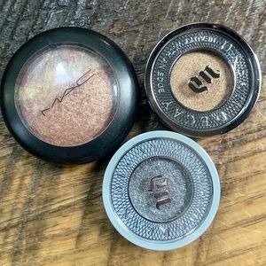 Urban Decay Mac Metallic Glitter Eyeshadow Bundle